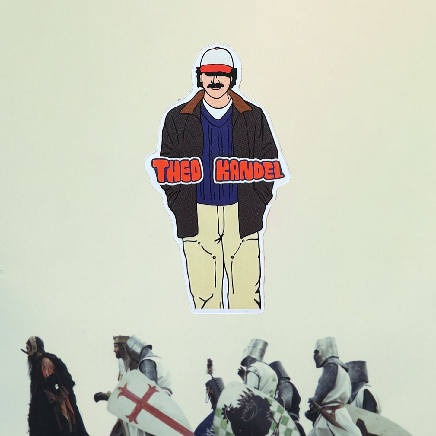 Cartoon Theo Sticker