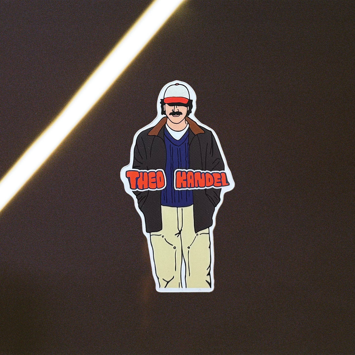 Cartoon Theo Sticker